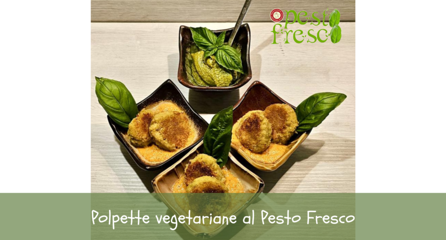 Polpette vegetariane al Pesto Fresco genovese